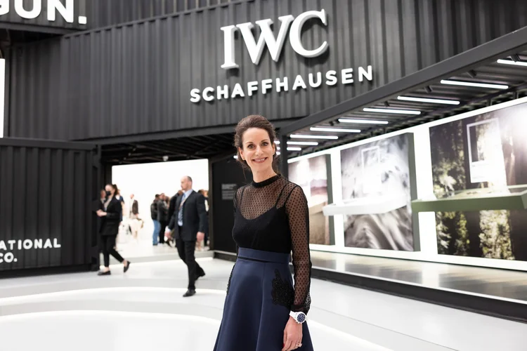 Frankiska Gsell, CMO da IWC: linha Top Gun é o destaque do ano (Remy Steiner/Getty Images/Divulgação)