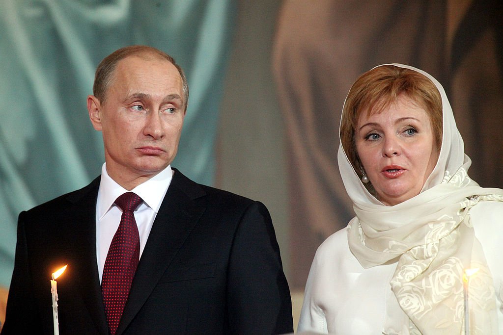 Russian President Dmitry Medvedev Attends Easter Service