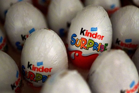 Kinder Surprise: chocolate está entre os produtos em recall (Victoria Jones/PA Images via/Getty Images)