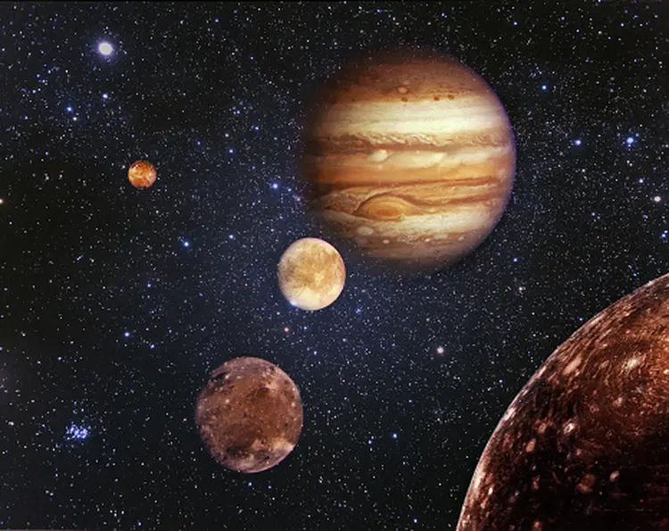 Júpiter e seus satélites: planeta se junta a Marte, Vênus e Saturno em alinhamento raro (Getty Images/Getty Images)