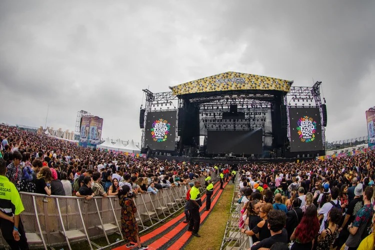 Terceiro dia do Lollapalooza Brasil 2022: 18,7% das imagens compartilhadas durante o Lollapalooza mostram marcas patrocinadoras (Mauricio Santana/Getty Images)