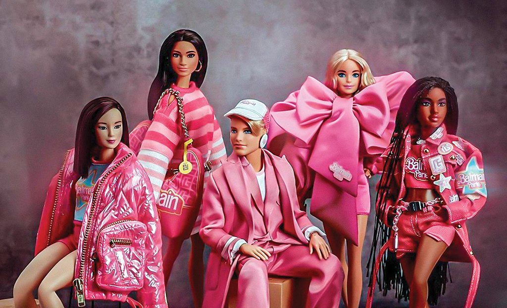 Balmain: coleção de NFTs em parceria com a Barbie. (Divulgação/Divulgação)