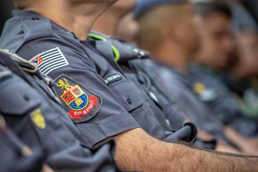 Policiais militares paulistas utilizam câmeras desde 2020, mas iniciativa é questionada por pré-candidatos (Divulgação/Governo do Estado de São Paulo)