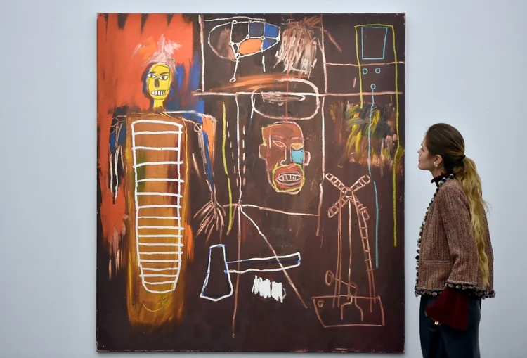 Jean-Michel Basquiat: obras fazem parte do acervo da família. (Hannah McKay/Reuters)