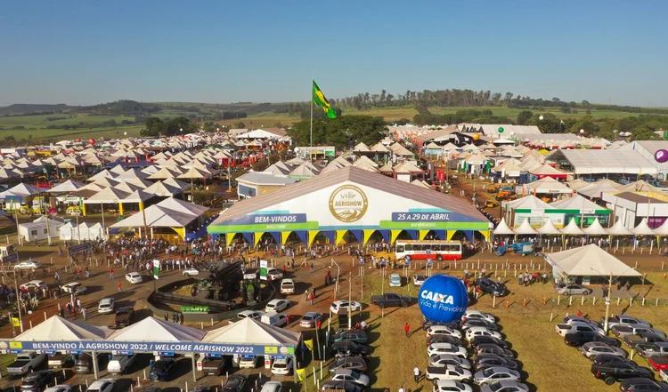 Agrishow 2022 deve receber um público de 150 mil pessoas ao longo dos cinco dias de evento (Agrishow/Divulgação)