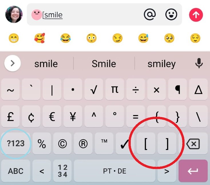 Como encontrar os emojis secretos do TikTok