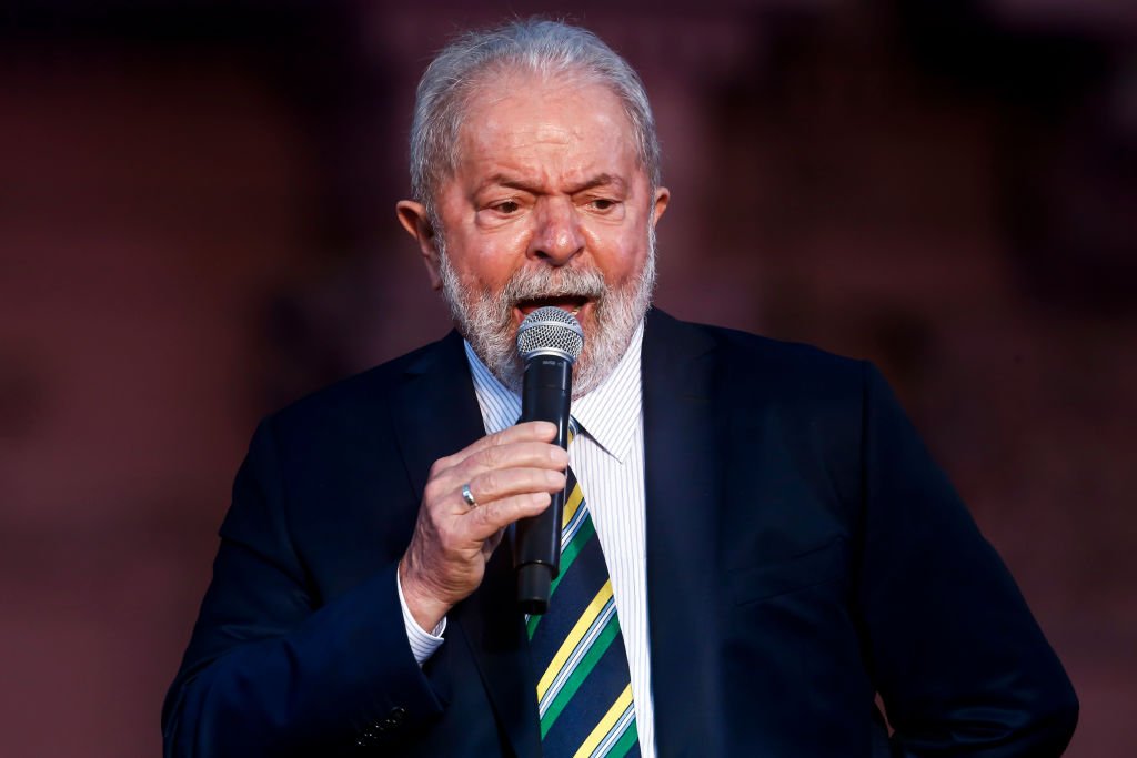 Lula: A gente não tem que ter vergonha de dizer que quer ganhar no primeiro turno (Marcos Brindicci / Correspondente/Getty Images)