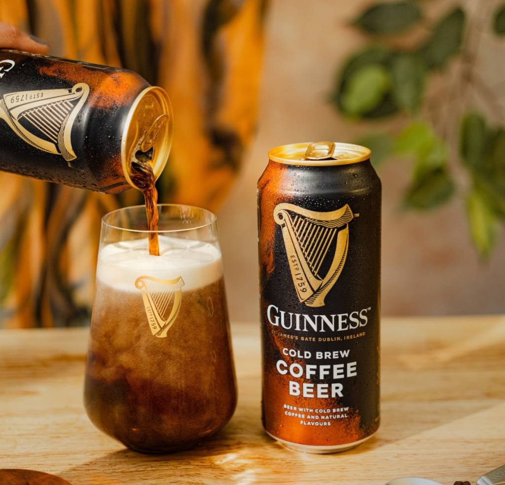 Guinness lança cerveja feita com café. (Diageo/Reprodução)