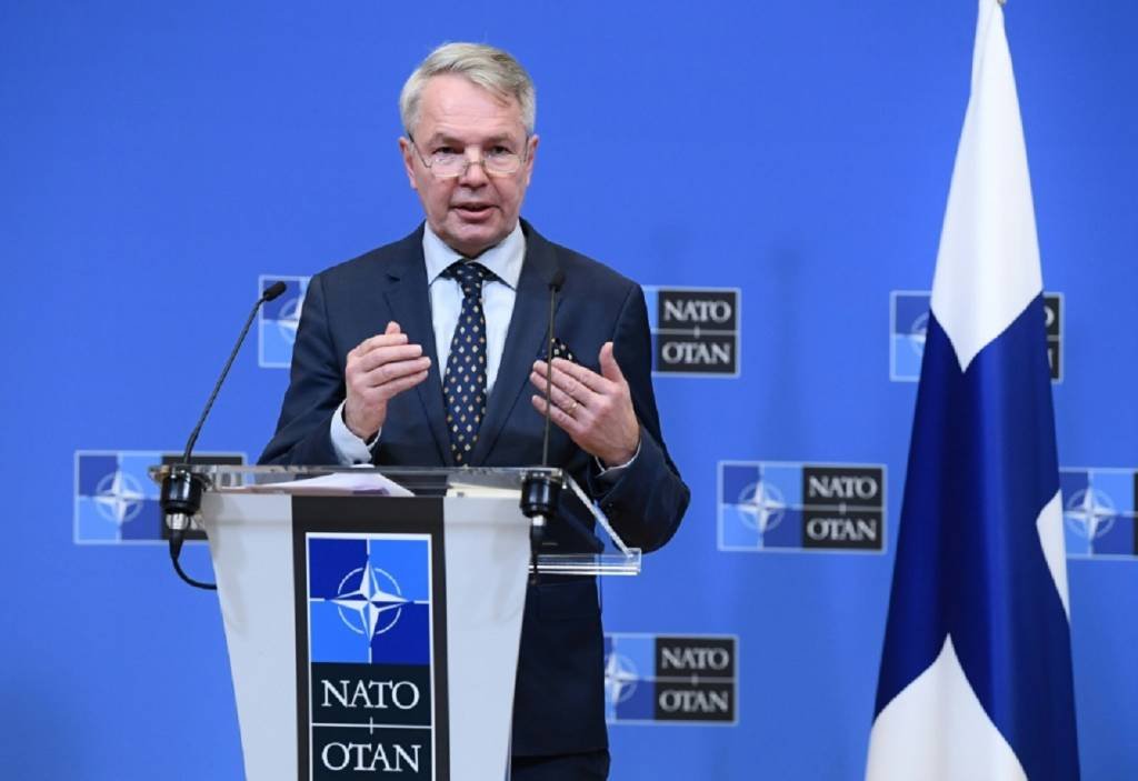 Finlândia: Segundo o ministro de Relações Exteriores do país nórdico, Pekka Haavisto, a Otan considera que levaria entre quatro e 12 meses para finalizar a adesão (AFP/AFP)