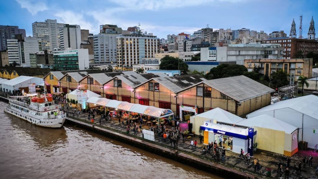 Cais Mauá, em Porto Alegre: South Summit Brazil 2023 acontece entre os dias 29 e 31 de março (South Summit/Divulgação)