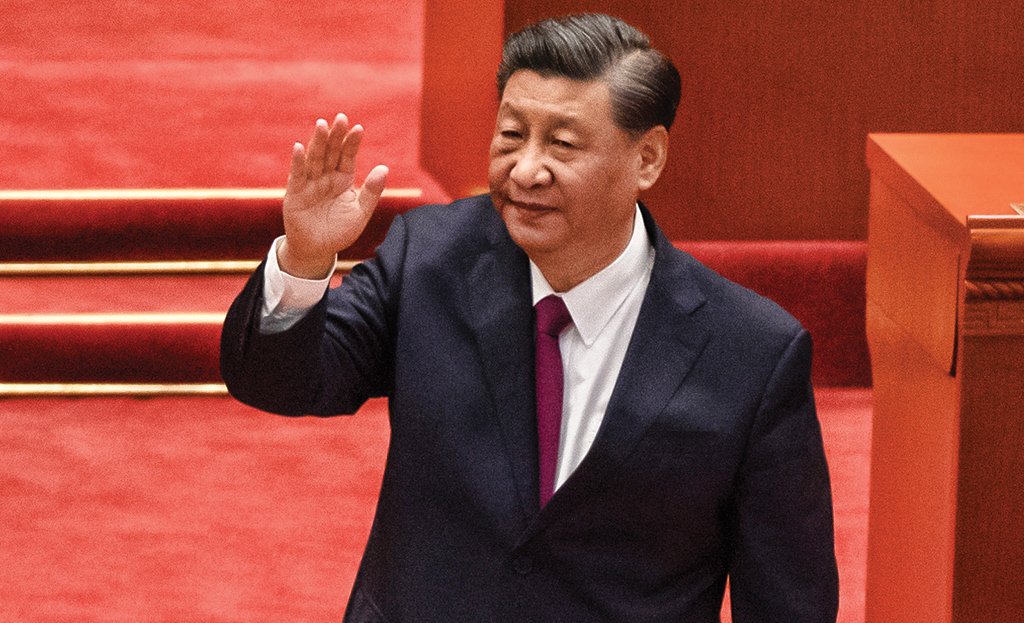 Xi Jinping: um inédito terceiro mandato. (Kevin Frayer/Getty Images)