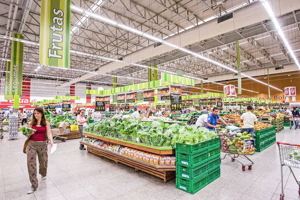 Supermercado Extra do Itaim Bibi (Fernando Moraes/Exame)