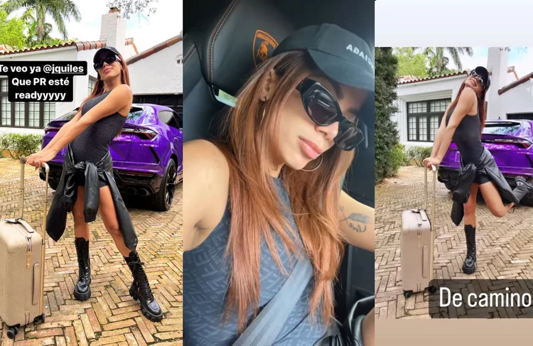 Anitta apareceu nas redes sociais com Lamborghini Urus (Instagram/Reprodução)