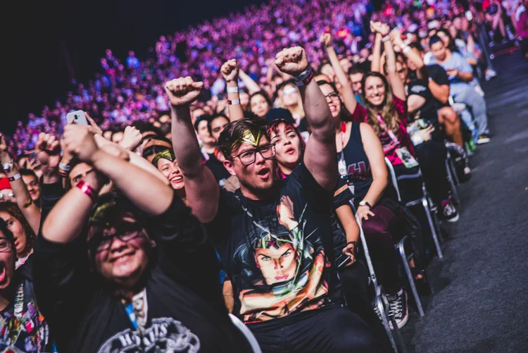 Plateia comemora durante painel da CCXP 2019 (CCXP/Divulgação)