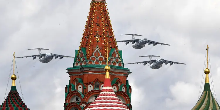 Kremlin: sede do governo russo é fortemente protegido. (ALEXANDER NEMENOV / Colaborador/Getty Images)