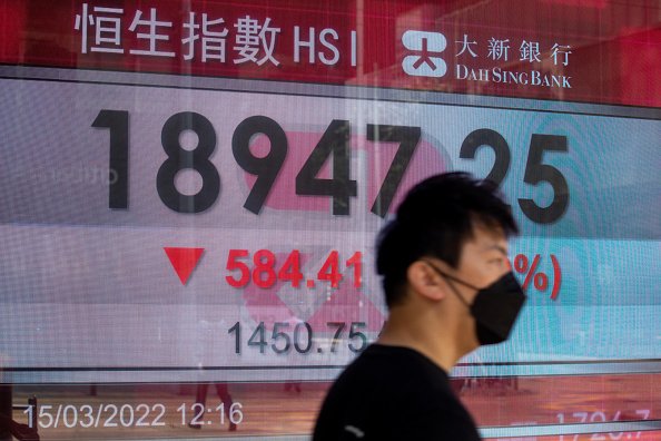 Bolsa de Valores da China em Hong Kong (Paul Yeung/Bloomberg via/Getty Images)