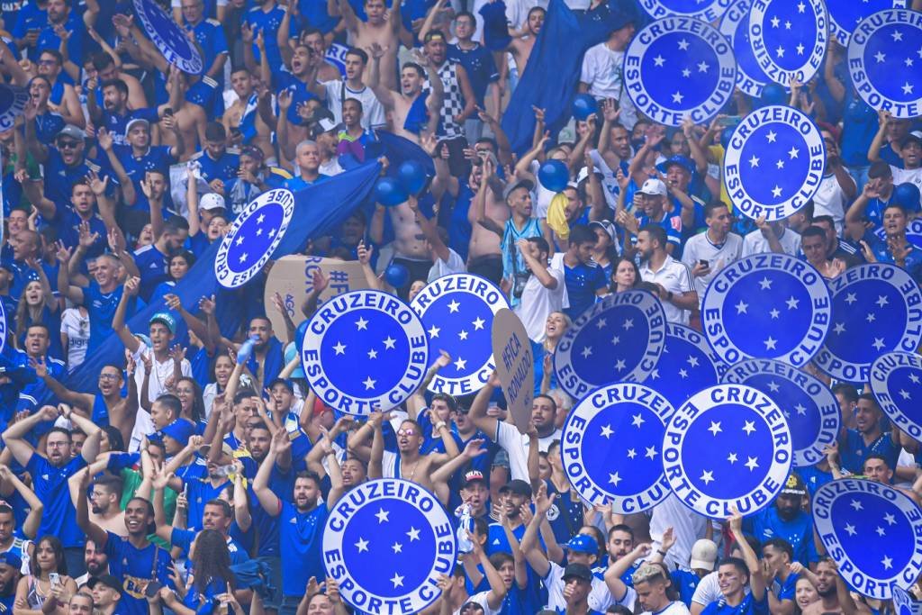 Cruzeiro lançou fan token que dá direito a alguns benefícios para compradores (Pedro Vilela/Getty Images)