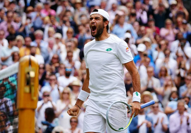 Matteo Berrettini, da Itália. (Mike Hewitt/Getty Images)