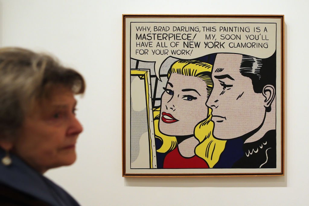 Press Preview For The Tate Modern's Lichtenstein: A Retrospective Exhibition