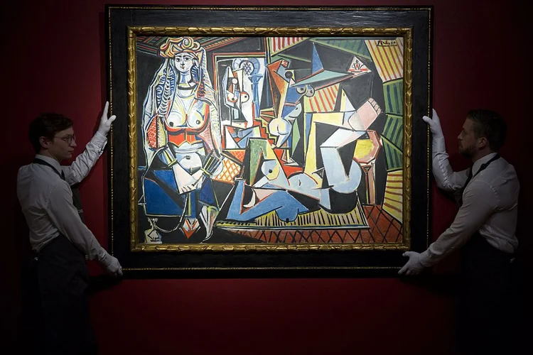 Les Femmes d’Alger (“Version O”) de Pablo Picasso: arte e blockchain se fundem com ajuda de empresa francesa (AFP PHOTO/JUSTIN TALLIS/Getty Images)