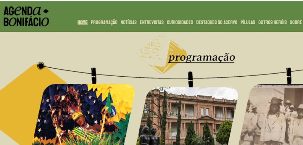 Plataforma conta por meio de fatos históricos e programação cultural os 200 anos da independência do Brasil (Divulgação/Divulgação)