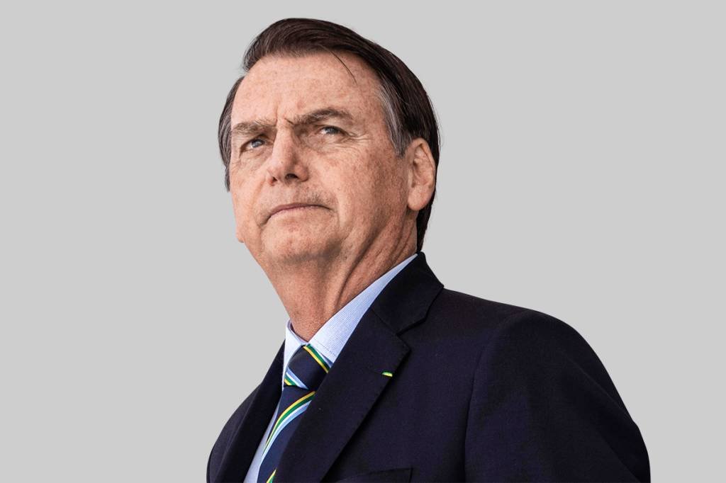 Jair Bolsonaro: essa é a primeira vez que o ex-presidente faz uso da Justiça contra o presidente da República desde o início de 2023 (SERGIO LIMA/AFP/Getty Images)