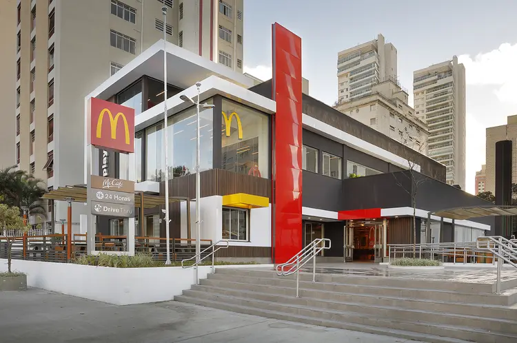 Restaurante do McDonald's em São Paulo (McDonald's/Divulgação)