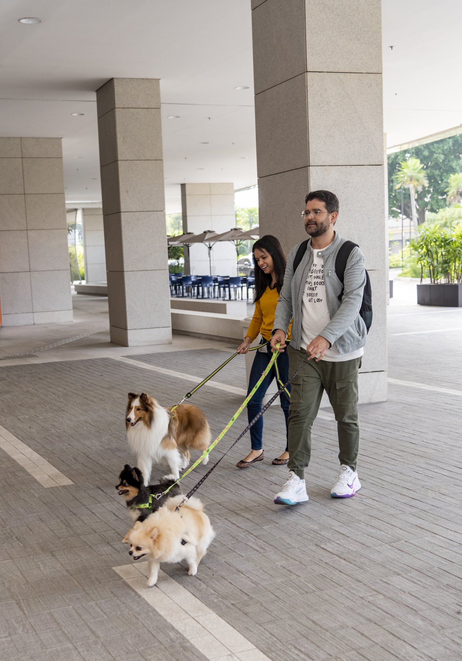 Chegando ao escritório da Nestlé, em São Paulo