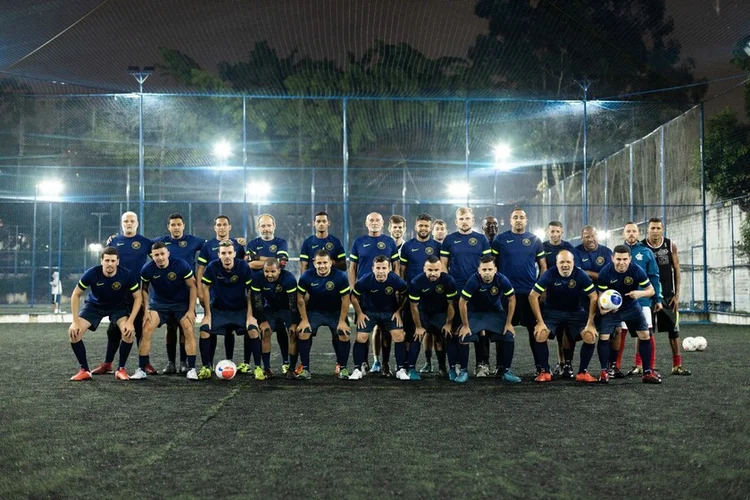 Real Centro FC, criado na década de 90 e considerado o primeiro time de futebol de inclusão do Brasil (Gustavo Dantas/Reprodução)