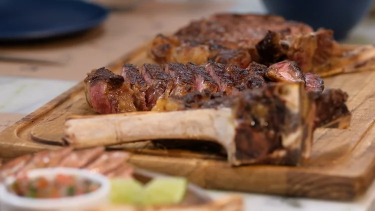 Revolução do Churrasco: no Cór, em São Paulo, as carnes são maturadas por até 250 dias.  (Foto/Exame)