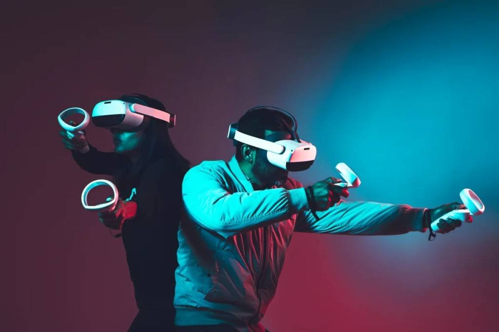 Óculos de RV da Pico: terceiro maior fabricante de headsets VR do mundo, atrás da Facebook Oculus e DPVR (Pico/Reprodução)