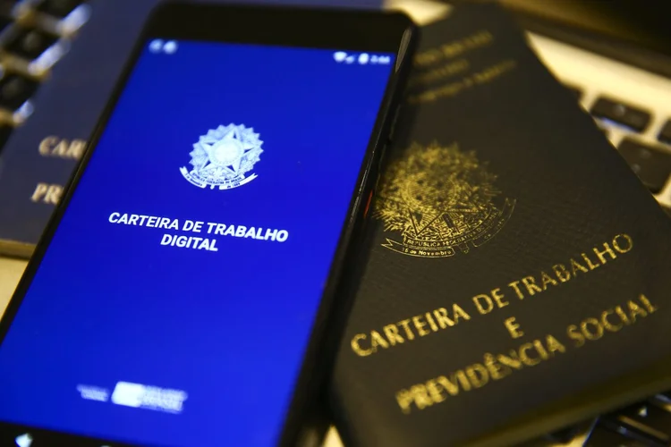 Carteira de trabalho digital (Marcelo Camargo/Agência Brasil)
