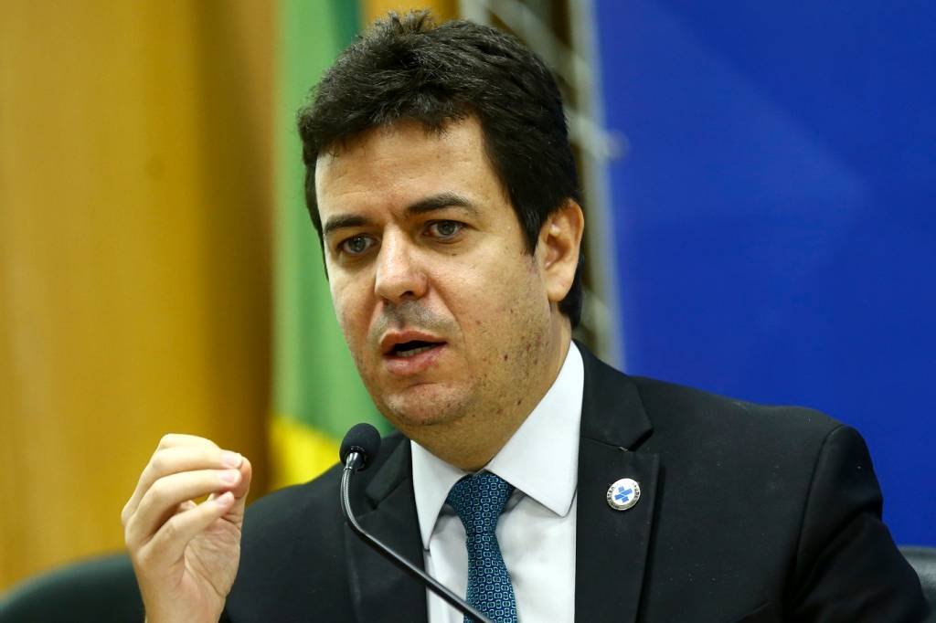 Ministério da Saúde: Rodrigo Cruz assumiu o cargo por indicação do ex-ministro da Infraestrutura Tarcísio de Freitas em março de 2021 (Marcelo Camargo/Agência Brasil)