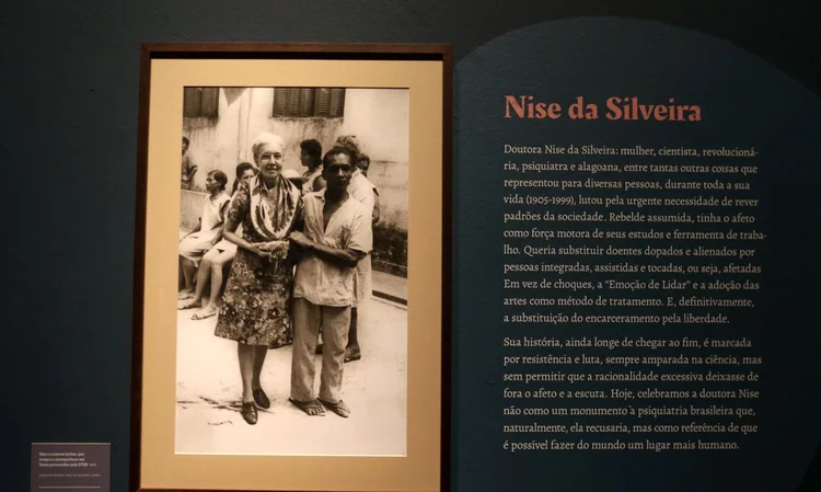 A exposição NISE DA SILVEIRA – A REVOLUÇÃO PELO AFETO, no Centro Cultural Banco do Brasil (CCBB), na região central do Rio de Janeiro, reuni cerca de 90 obras de clientes do Museu de Imagens do Inconsciente (Tânia Rêgo/Agência Brasil)