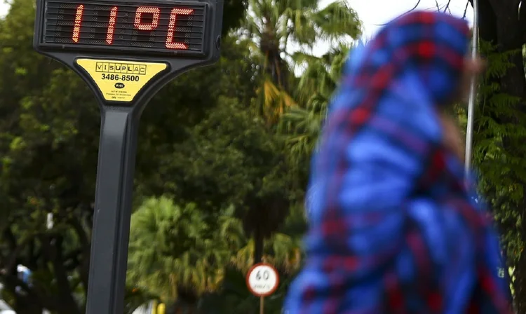 Baixas temperaturas em Brasília. (Marcelo Camargo/Agência Brasil)