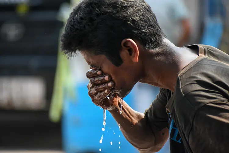 Onda de calor matou 96 pessoas em Uttar Pradesh, no norte, e no leste de Bihar, na Índia (Debarchan Chatterjee/NurPhoto via Getty Images/Getty Images)