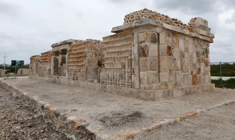 Xiol foi descoberto após o início da construção em um parque industrial que ainda será feito, embora os restos arqueológicos ainda serão preservados (Lorenzo Hernandez/Reuters)