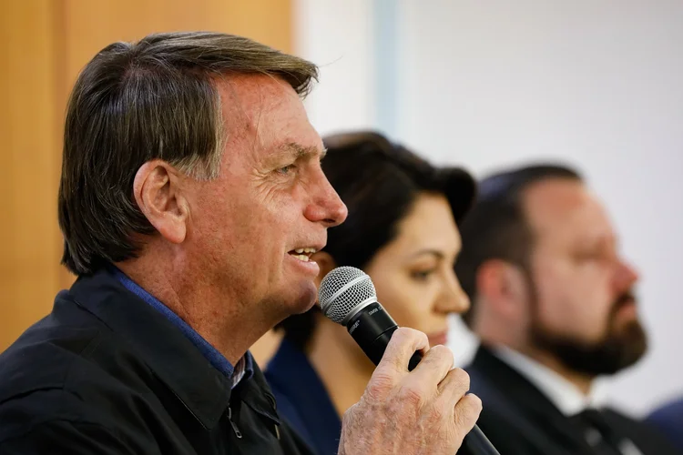 Bolsonaro: No vídeo, Bolsonaro diz que a família é a base da sociedade e que é preciso ter "Deus no coração". (Alan Santos/PR/Flickr)