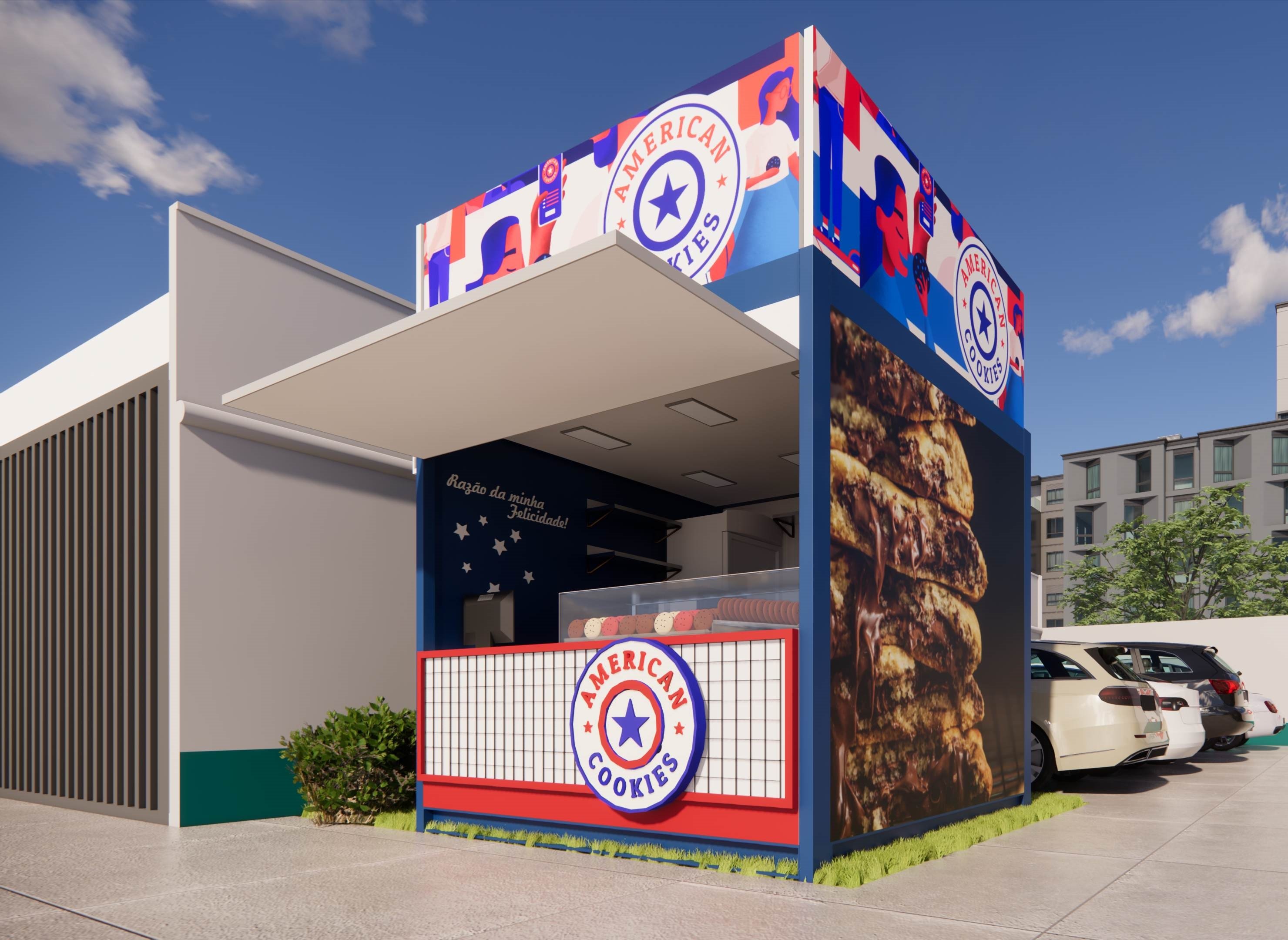 modelo de container da franquia american cookies modelo de container da franquia american cookies