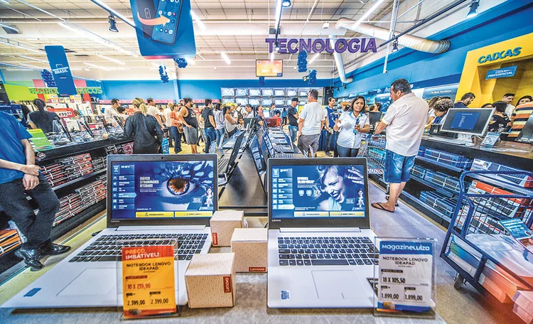 Loja do Magazine Luiza em São Paulo (Leandro Fonseca/Exame)