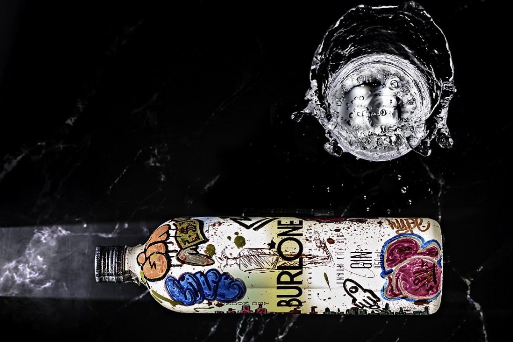 Garrafa de gin Burlone Garrafa de gin Burlone