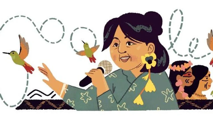 Quem é Rosane Kaingang, ativista indígena brasileira homenageada hoje pelo Google (Doodle/Reprodução)