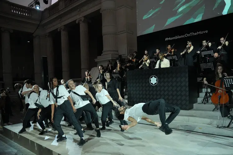 Festa da Montblanc durante a semana de moda de Paris: novo posicionamento (Francois Durand/Getty Images)