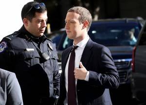 Facebook CEO Mark Zuckerberg Testifies Before The House Financial Services Committee
