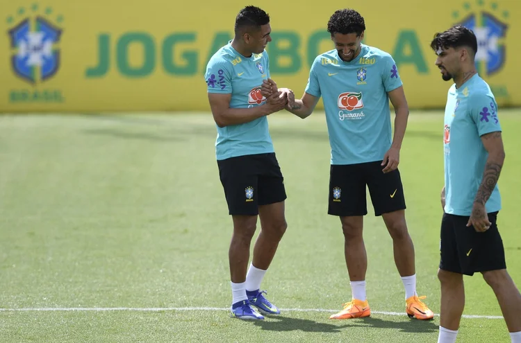 Seleção Brasileira: No histórico do confronto, as equipes só se enfrentaram em partidas amistosas (MAURO PIMENTEL/AFP/Getty Images)