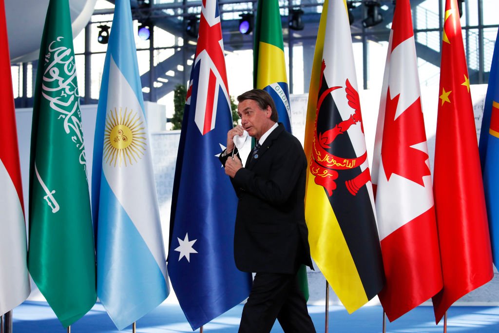 Mario Draghi chairs the G20 summit