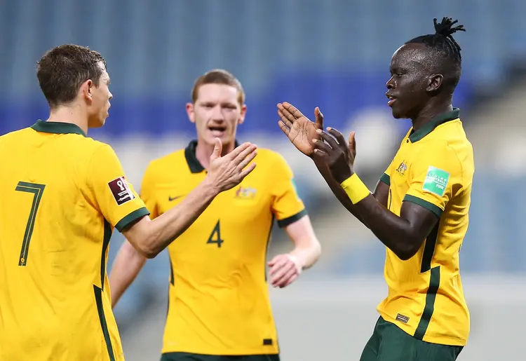 Copa do Mundo: A Austrália só precisa da vitória para ter chances na competição (Mohamed Farag/Getty Images)