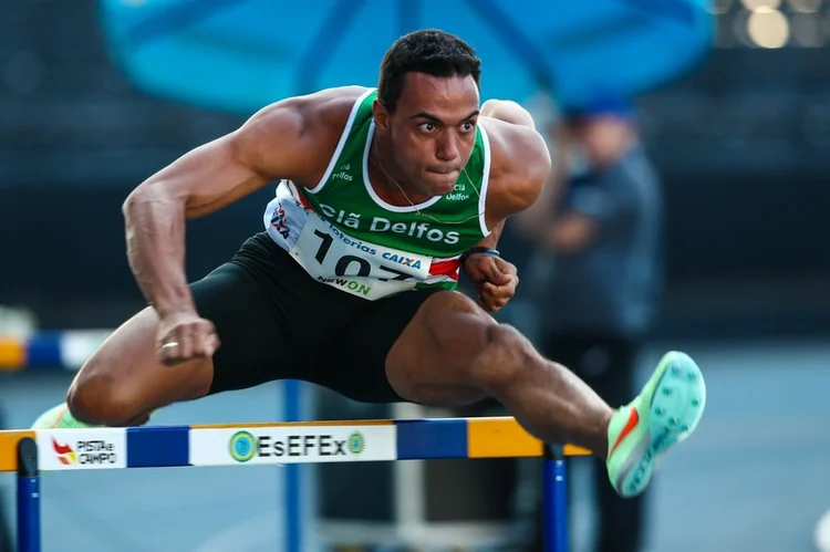 Atleta foi bicampeão dos 110 metros com barreiras do Troféu Brasil (CBAt/Divulgação)