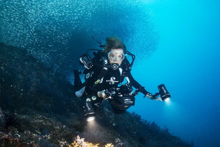 Sylvia Earle, uma das principais biólogas marinhas do mundo, tem apoio da Rolex desde 1970 (Rolex/Divulgação)