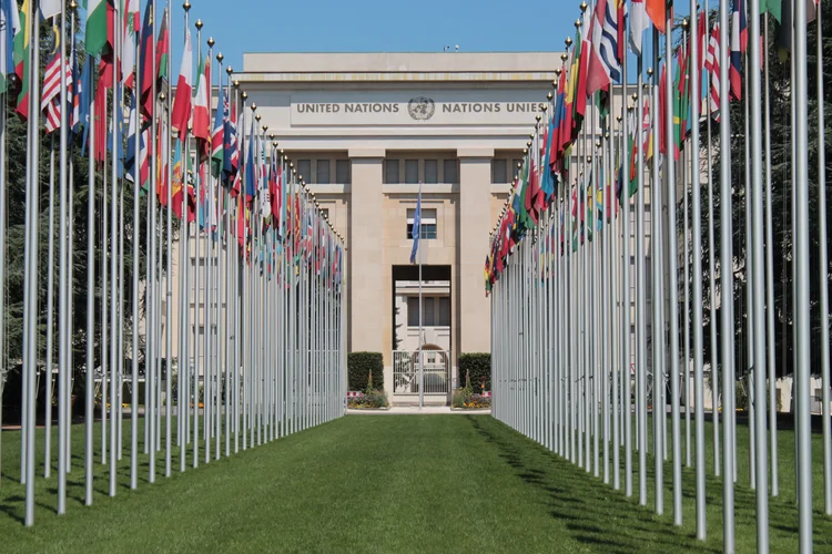 Sede da ONU em Genebra, na Suíça: o projeto é uma iniciativa do Instituto de Treinamento e Pesquisa das Nações Unidas (UNITAR) e é realizado três vezes ao ano (Wikimedia Commons/Wikimedia Commons)